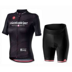 Set Fahrradtrikot + Radhose Kurze 2020  Giro d`Italia Damen N003